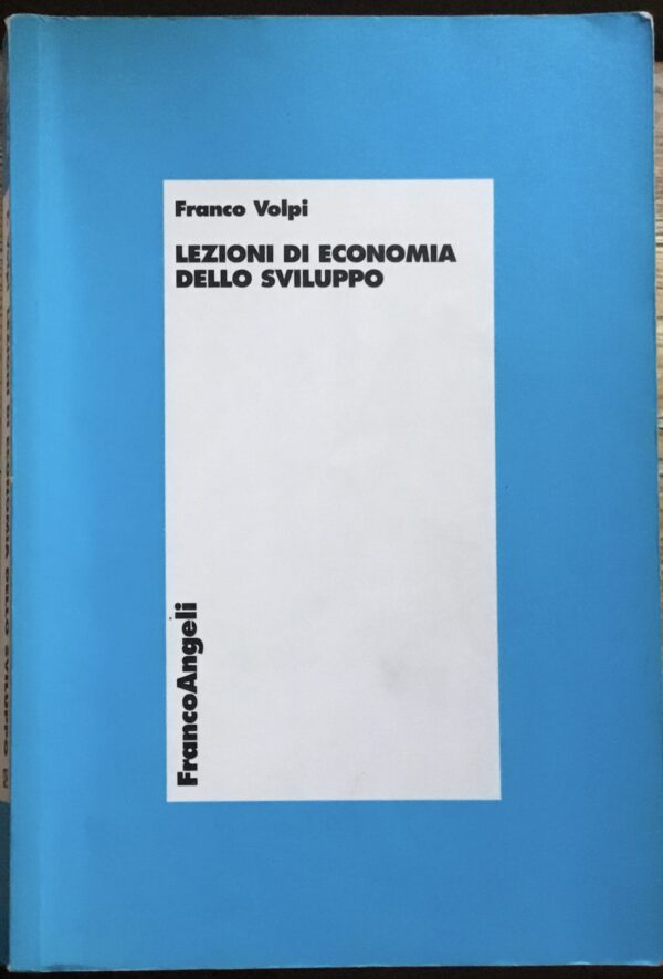 Lezioni di economia dello sviluppo