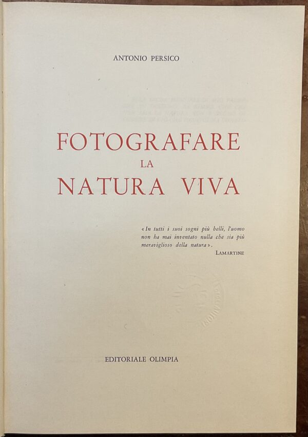 Fotografare la natura viva