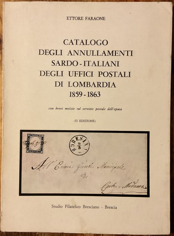 Catalogo degli annullamenti sardo-italiani degli uffici postali di Lombardia 1859-1863