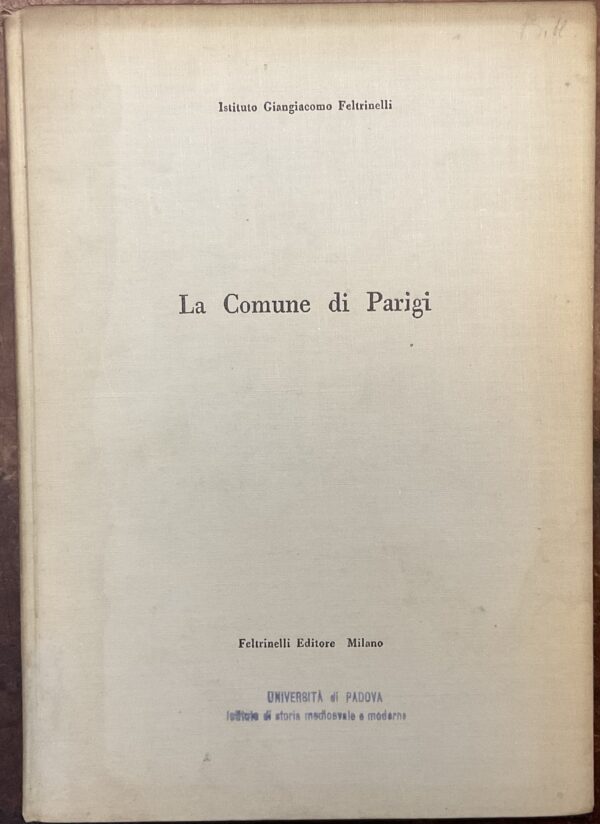 La Comune di Parigi. Saggio bibliografico