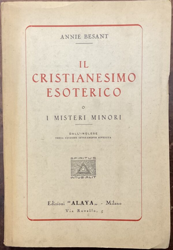 Il cristianesimo esoterico o i misteri minori