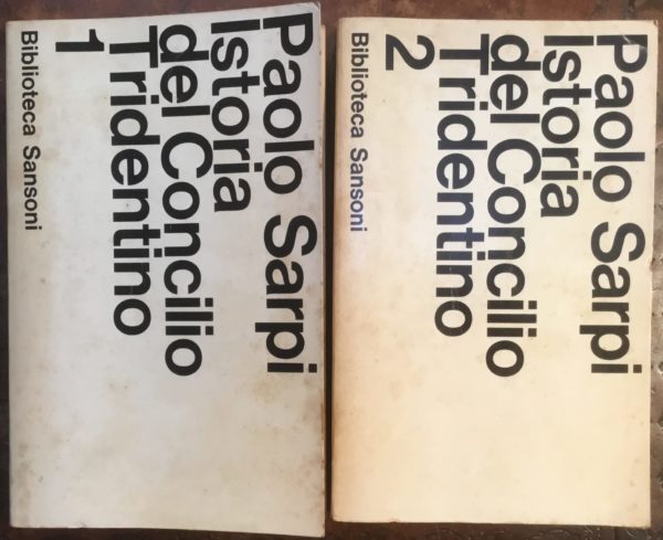 Istoria del Concilio Tridentino. Vol. 1 e Vol. 2